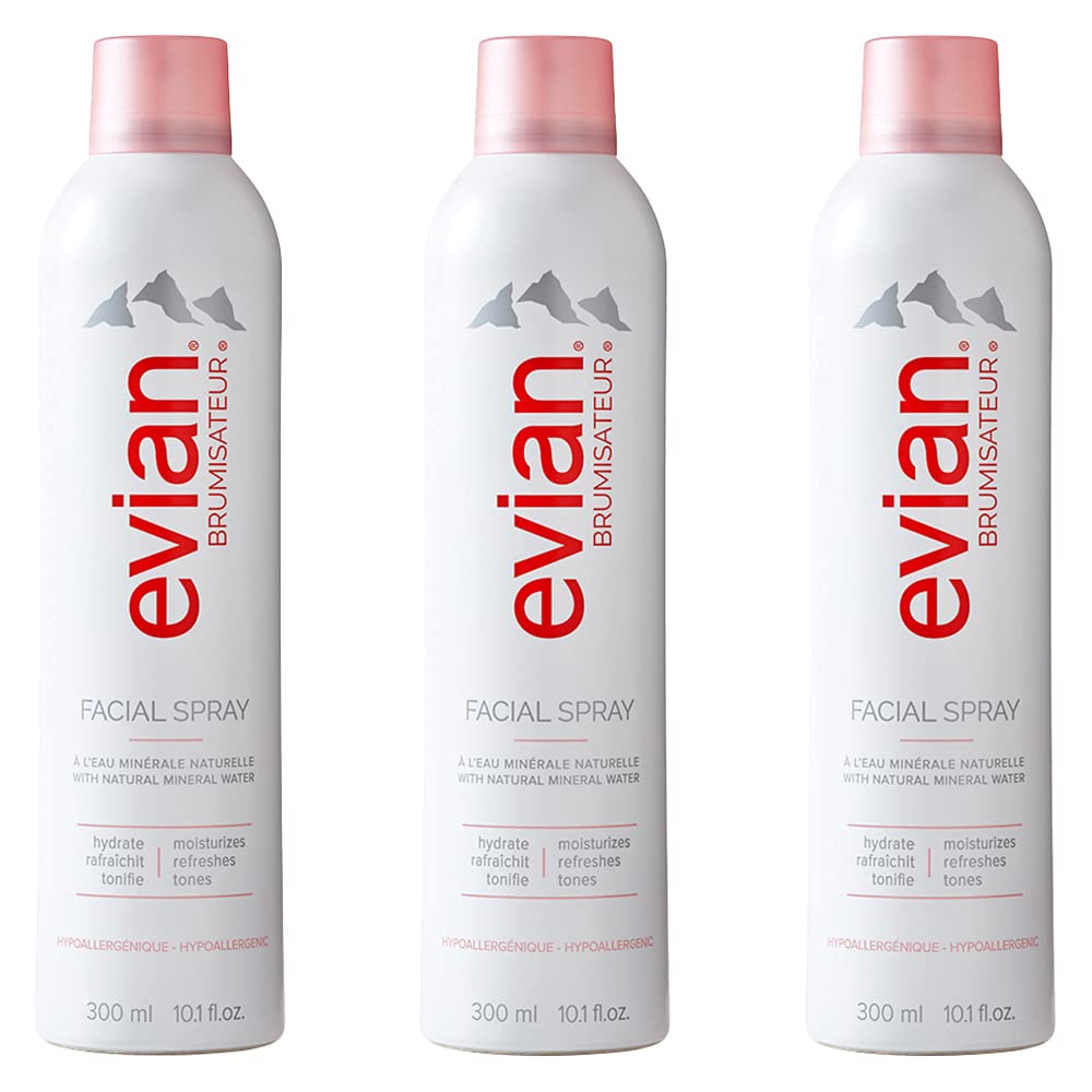 evian エビアン フェイシャルスプレー 300g 化粧水 7本まとめ売り Amazon | evian エビアン フェイシャルスプレー 300ml×3本セット 化粧